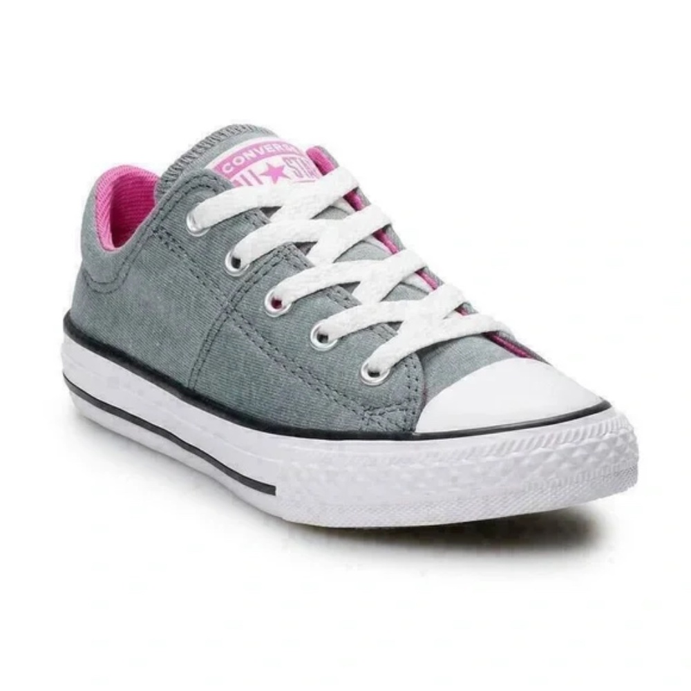 Converse Chuck Taylor All Star Madison Low Top Oxford Gray Pink Junior Size US 6